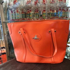 Orange handbag